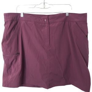 32 Degrees Cool Women's Purple Tennis Pickleball Skort w/Pockets Size XXL